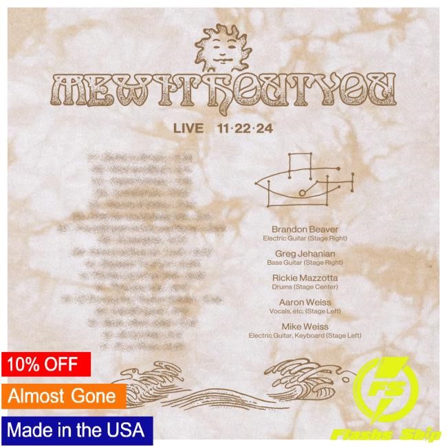 Mewithoutyou Merch Live One Zip Up Hoodie