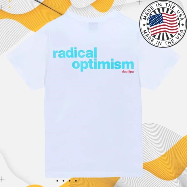 Dua Lipa Merch Store Radical Optimism White Photo Long Sleeve Shirt