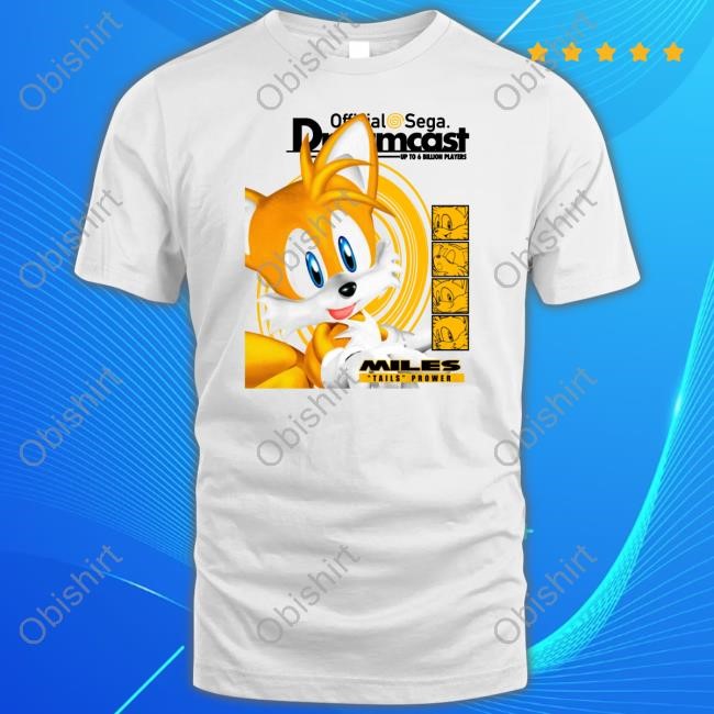 Official Sega Dreamcast Miles' Magazine New Shirt