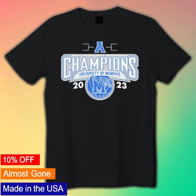Tiger University Of Memphis Tigers 2023 Aac Champions shirt