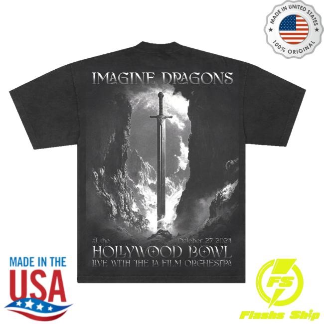 Imagine Dragons Official Store Merch Hollywood Bowl Sword Event Sweater