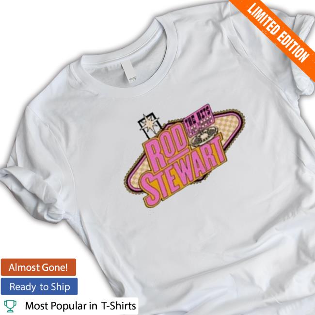 Rod Stewart Merch The Hits Vegas Marquee Shirt