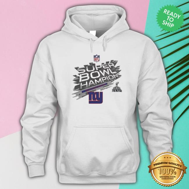 Eli Manning Wearing Super Bowl Champions New York Giants T-Shirt
