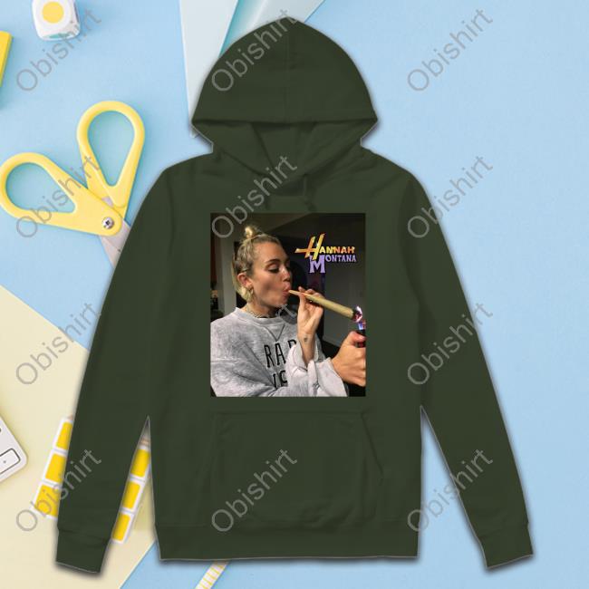 Whitemarket Hannah Montana Smoking Weed Tee Shirts