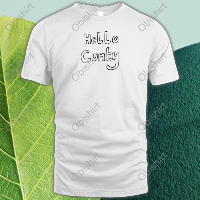 Bella Freud Hello Cunty Tee Shirt
