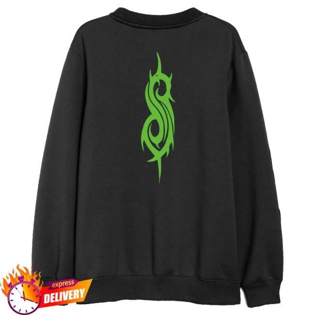 Trending Damaged Society Merch Shop Green Demon Sweatshirt
