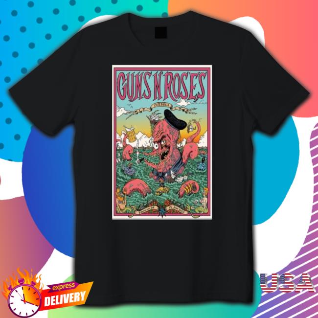 Guns N’ Roses Copenhagen, De Tour 17 June 2023 Poster Shirt
