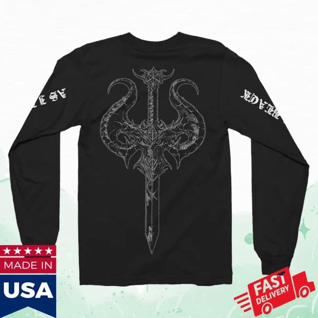 Indiemerchstore Merch Angelmaker Death Knight Longsleeve Crewneck Sweatshirt