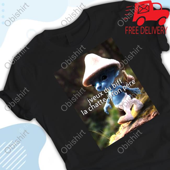 The Smurf Cat Jveux Du Biff La Chatte À Ton Père Long Sleeve T Shirt Tobismileychat