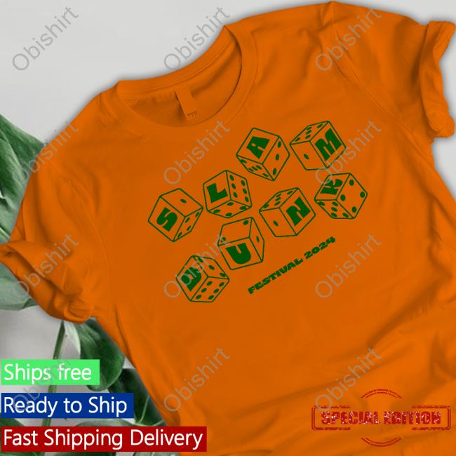 Slam Dunk Music Dice Bright Orange Shirt