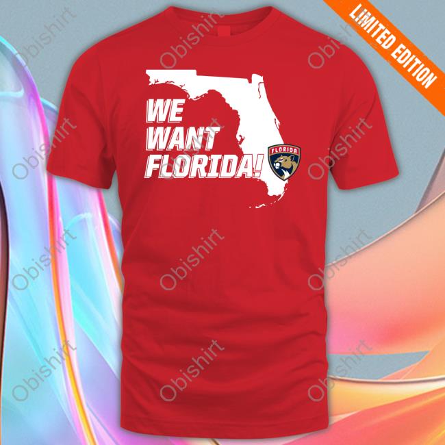 Flateamshop Florida Panthers We Want Florida Tee