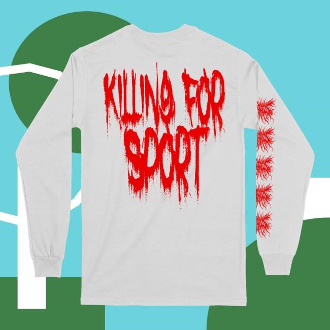 Reality Fade Merch Esophagus 'Killing For Sport' White Hoodie Reality Fade Merch Esophagus 'Killing For Sport' White New Shirt
