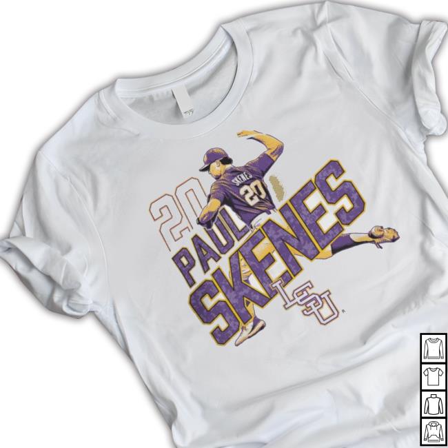 Lsu Tigers Baseball Paul Skenes Fastball shirt Lsu Tigers Baseball Paul Skenes Fastball Shirt