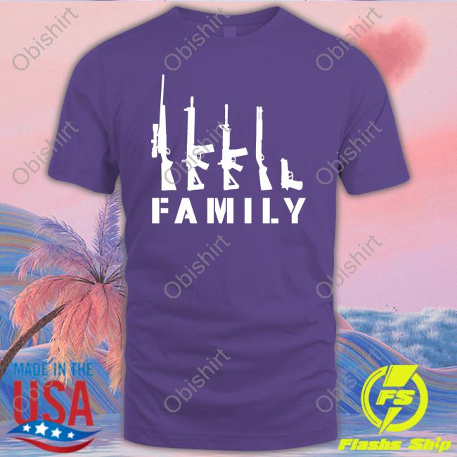 Family Guns Long Sleeve Tee Irish Peach Designs Merch