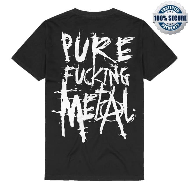 Archenemy Merch Pure Fucking Metal Hooded Sweatshirt