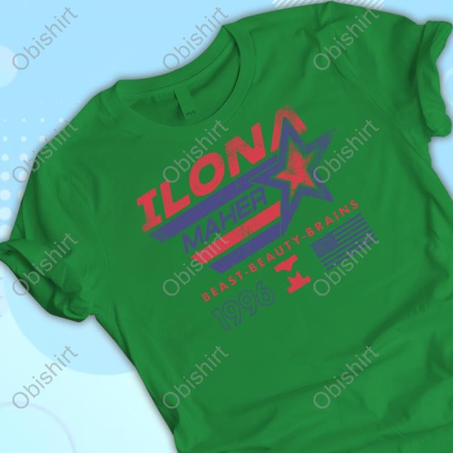 Ilona Maher Beast Beauty Brains 1996 Tank Top Ilona Maher Beast Beauty Brains 1996 Hoodie