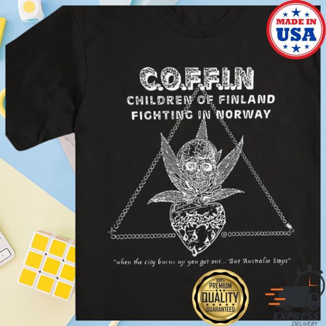 Evilgreed Merch Shop C.O.F.F.I.N. Children Black T Shirt