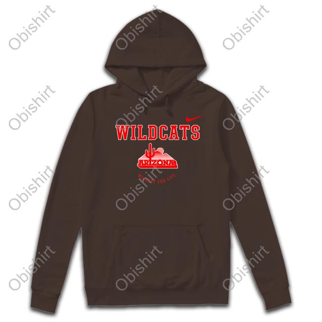 Scooby Wright III Wearing Wildcats Arizona Wildcat For Life Long Sleeve Tee Shirt