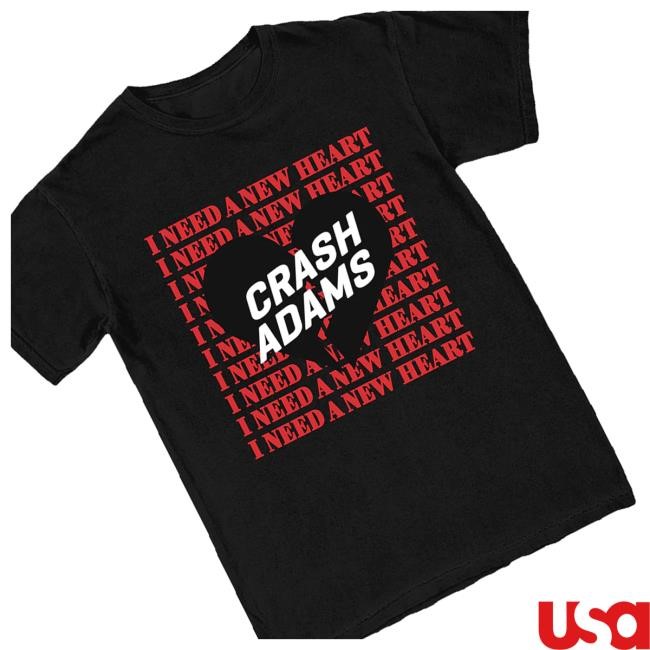 Crash Adams Merch Shop Store I Need A New Heart New Heart Hoodie