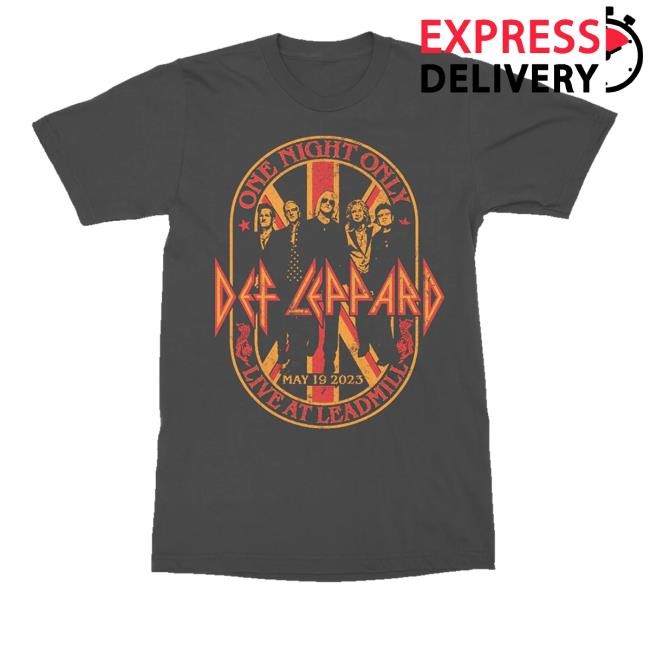 Def Leppard Merch Shop Live At Leadmill Shirt