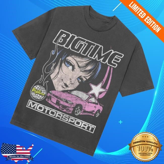 Bigtime Merch Anime New Shirt Black