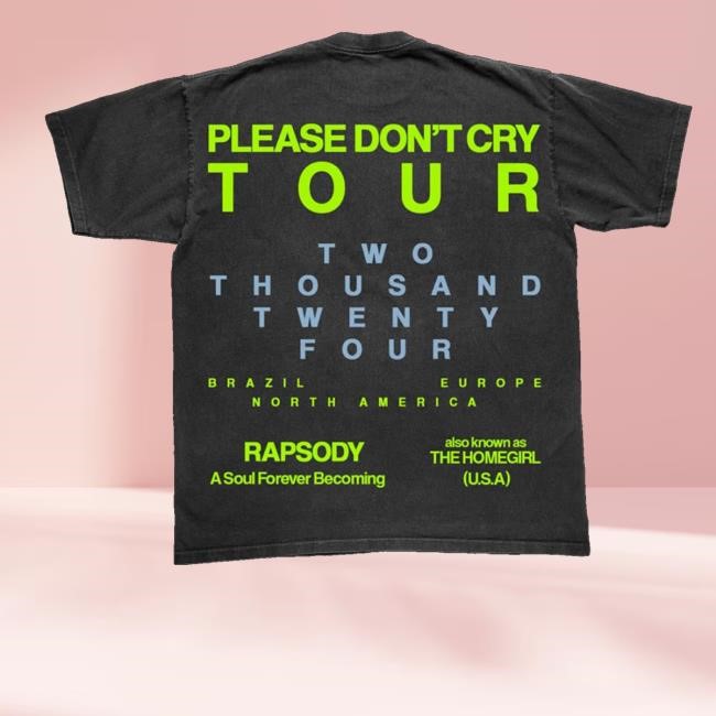 Rapsody Merch Please Don't Cry Tour Snow Hill North Carolina Sweatshirt