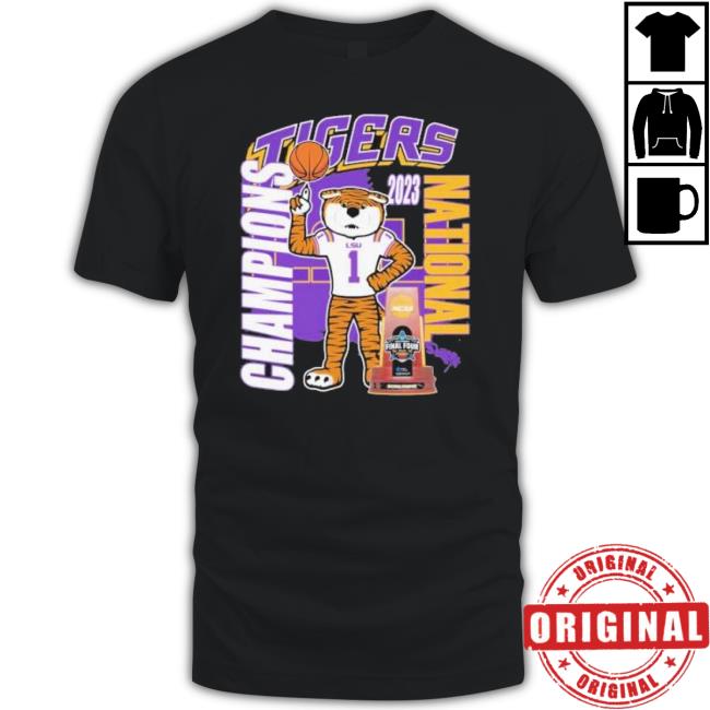 Mascot Lsu Tigers National Champions 2023 shirt