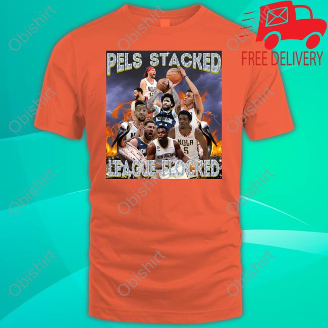 Joelvenile Merch Store Shop Pels Stacked League Flock Shirt