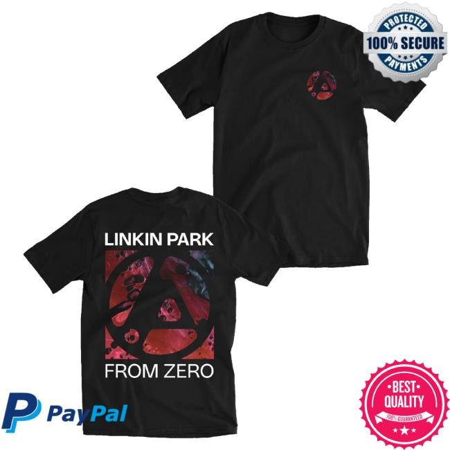 Trending Linkin Park Merch From Zero Texture Black Shirt