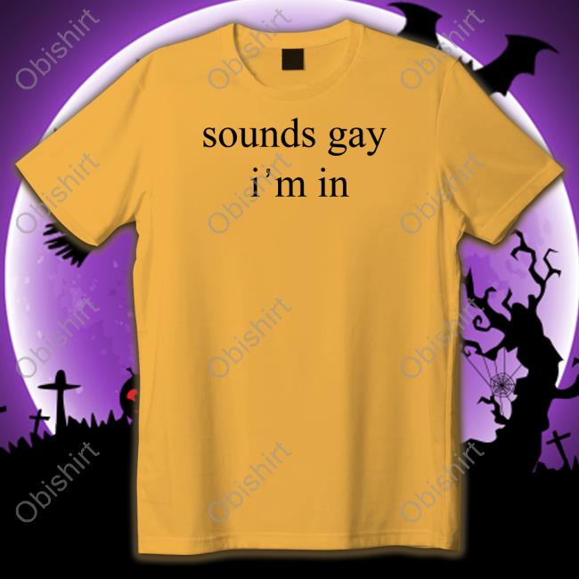 Feitsbarstool Sounds Gay I'm In Shirt