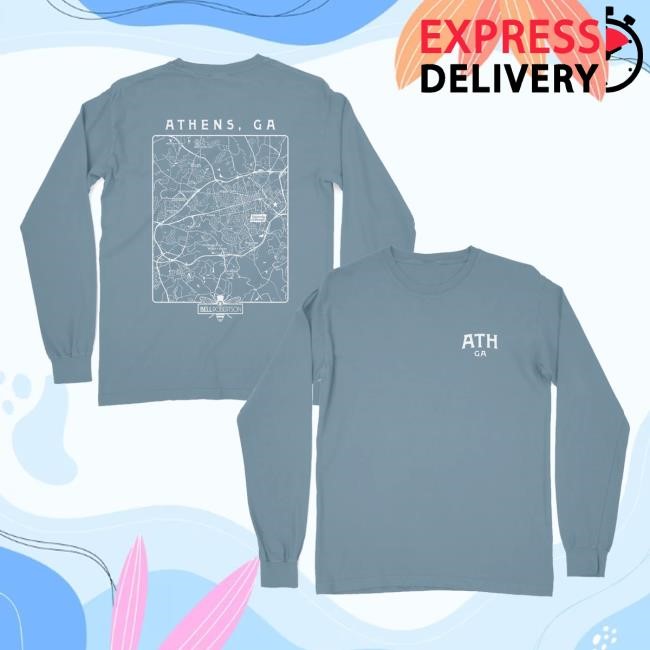 Bella Robertson Merch Athens Map Shirt