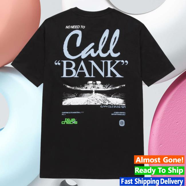 Official Overtime Tv Merch Store Apparel Clothing Shop Over Time Blue Checks Call Bank Popover Shirt