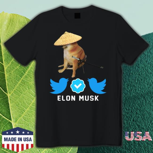 Cheems Doge Elon Musk Twitter shirt