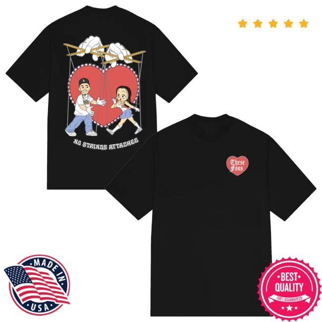 Thesefoos Merch Store These Foos No Strings Attached Hooded Sweatshirt