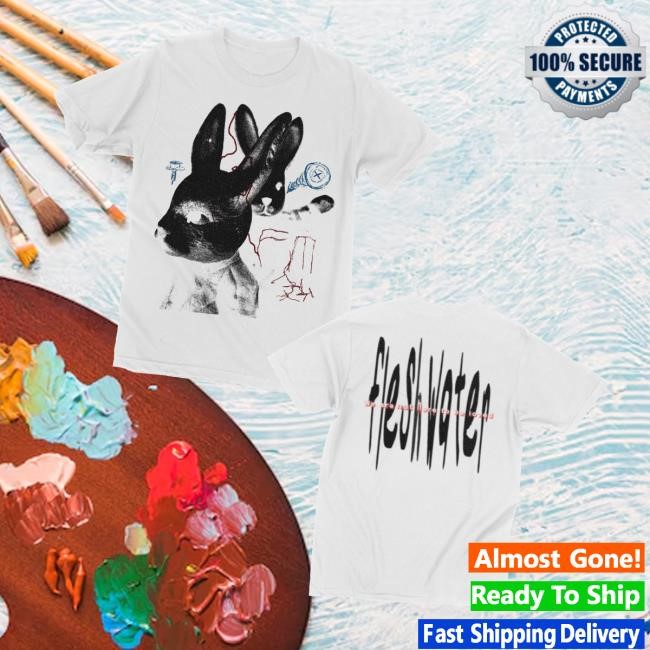 Closed Casket Activities Merch Fleshwater White Rabbit Cement Long Sleeve T Shirt