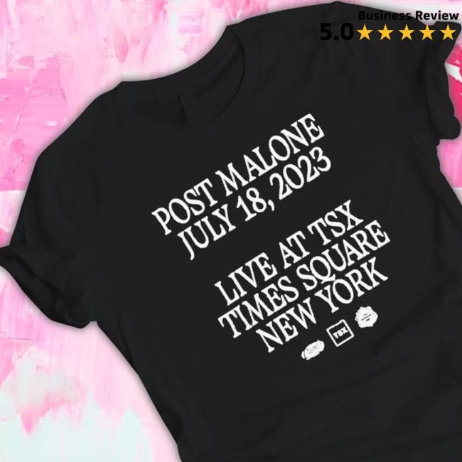 Post Malone Live At Tsx Times Square New York Sweatshirt