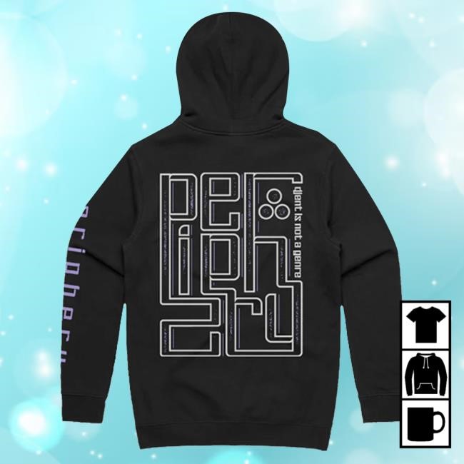 Periphery Merch Store Stacked Logo Hoodie (Black) Long Sleeve Shirt
