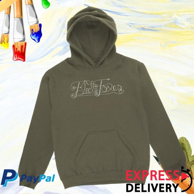 Fleet Foxes Merch Store Cursive Embroidered Pullover Funny Shirt