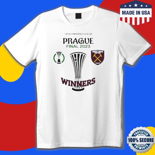 Uefa Conference League Prague Final 2023 Winners shirt