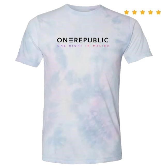 Onerepublic Store Malibu Tie Dye Hooded Sweatshirt