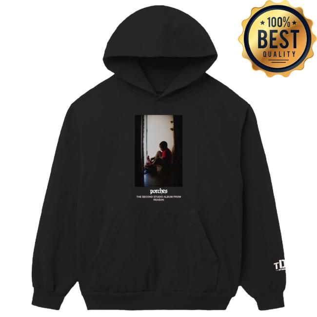 Official Sza Merch Store Sza Reason- Porches Popover Sweatshirt (Black) Txdxe Apparel Clothing Shop
