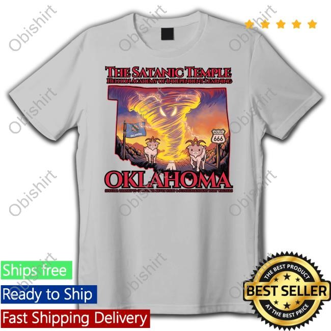 The Satanic Temple Hellion Academy Of Independent Learning Oklahoma Hooded Sweatshirt