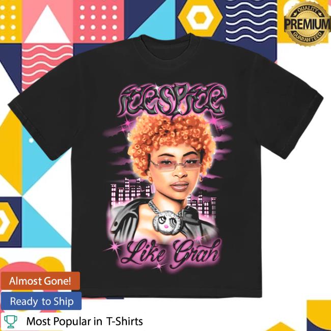 Official Ice Spice Merch Store Ice Spice Airbrushed Tour Tee Ice Spice Music Shop