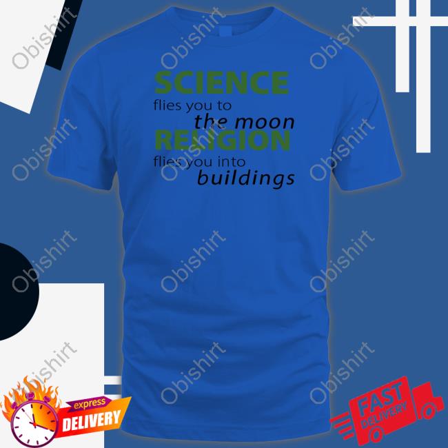 Atheist Republic Science Flies You To The Moon Religion Hoodie