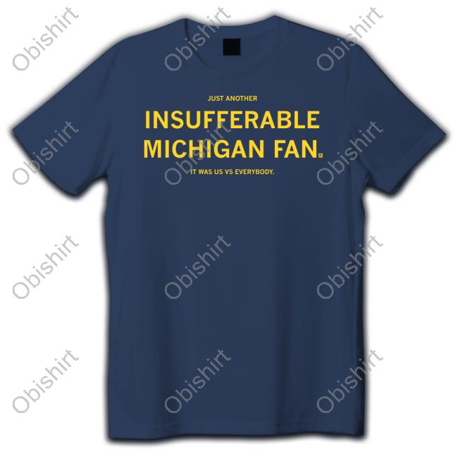 Raygunshirts Just Another Insufferable Michigan Fan Sweatshirt