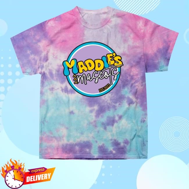 Courtney Houle Maddie's Mascots' Logo Tie-Dye T Shirt