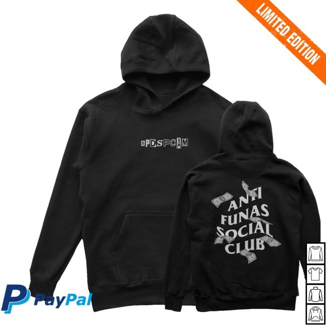 Pdspcam Antifunas Social Club Hooded Sweatshirt
