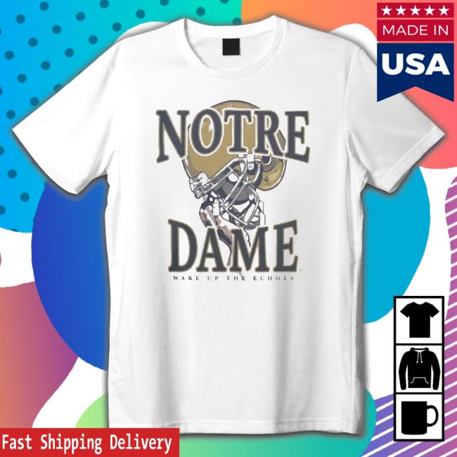 Official Notre Dame Football Helmet Victory shirt