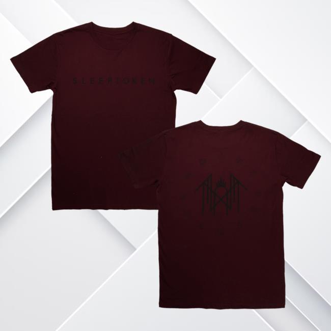 Official Sleep Token Merch Store Sleep – Token Sleep Token Sundowning Rune Tees – Burgundy Sleeptoken