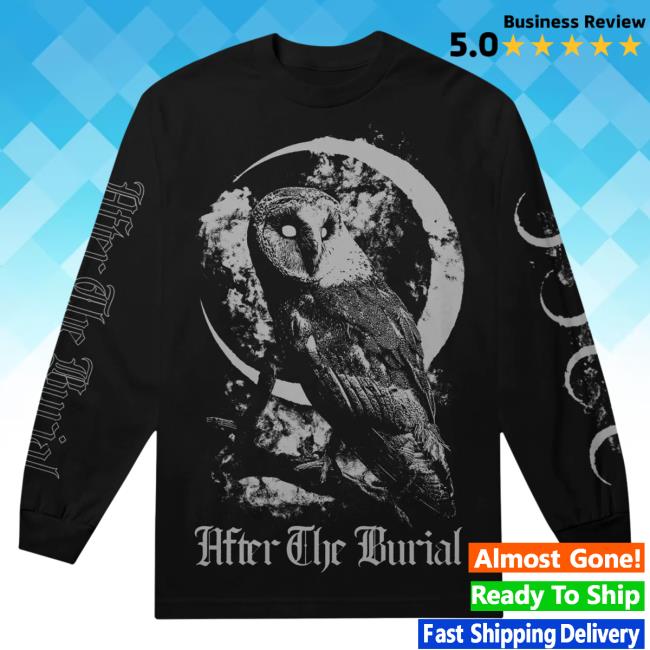 Official After The Burial Merch Nocturnal Black Long Sleeve Tshirt